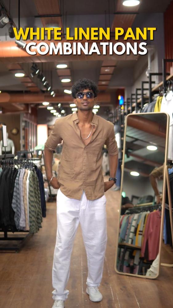 23 White Linen Pants Outfits Image