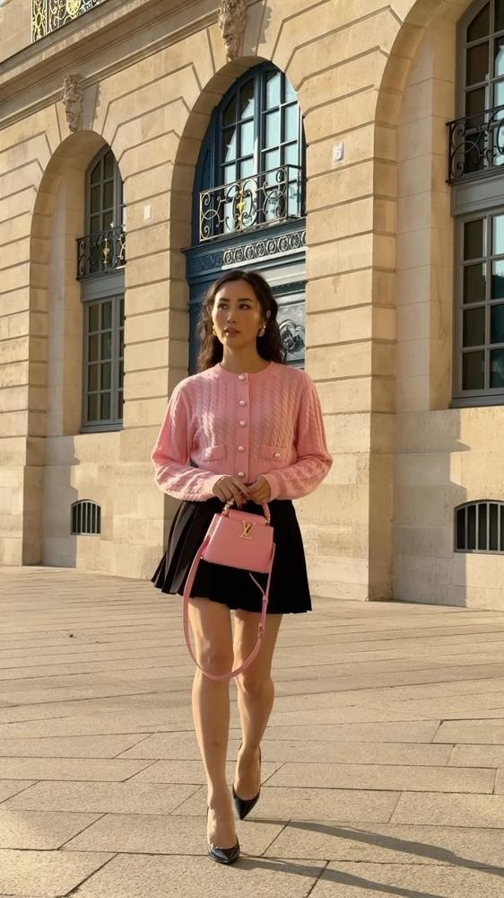 22 Chunky Pink Cardigan Outfits Image
