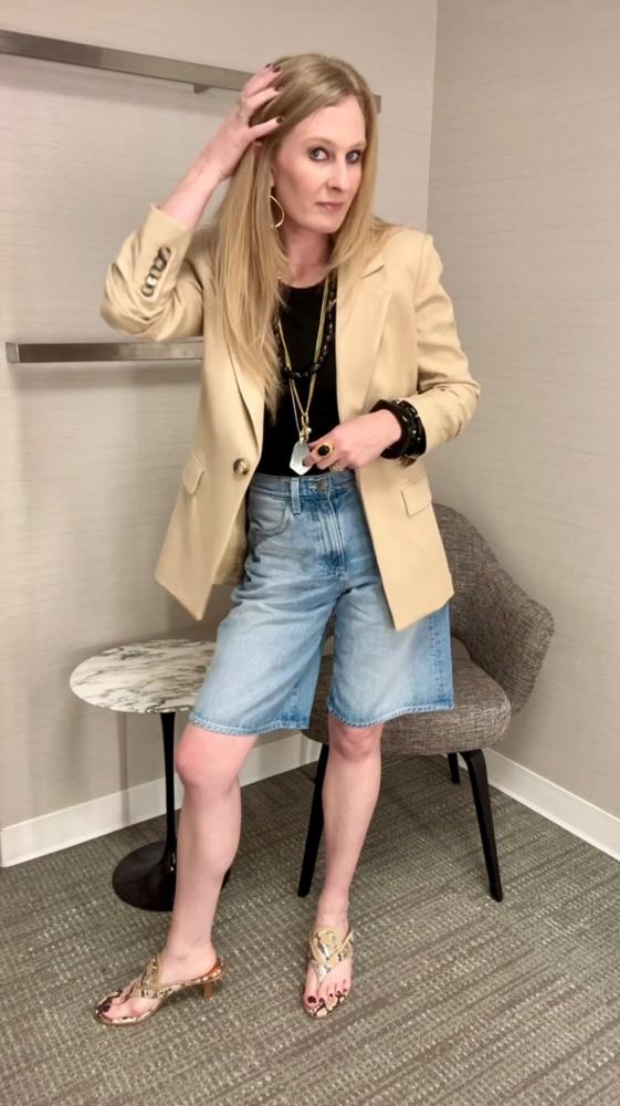 25 Bermuda Shorts Outfits For 50s Image