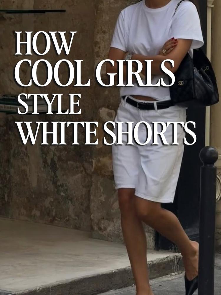 19 White Bermuda Shorts Outfits Image