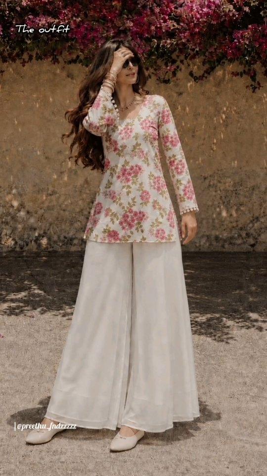 25 White Flowy Pants Outfits Image