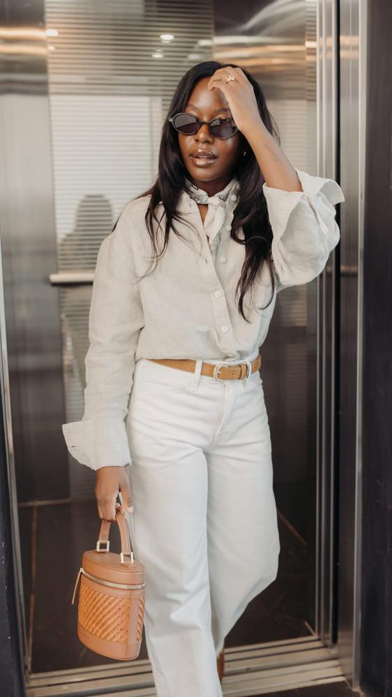 25 White Flowy Pants Outfits Image