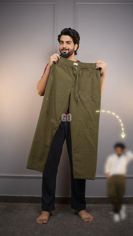19 Green Linen Pants Outfits Image