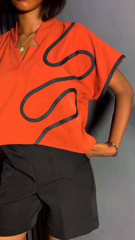 23 Orange Shorts Outfits Image