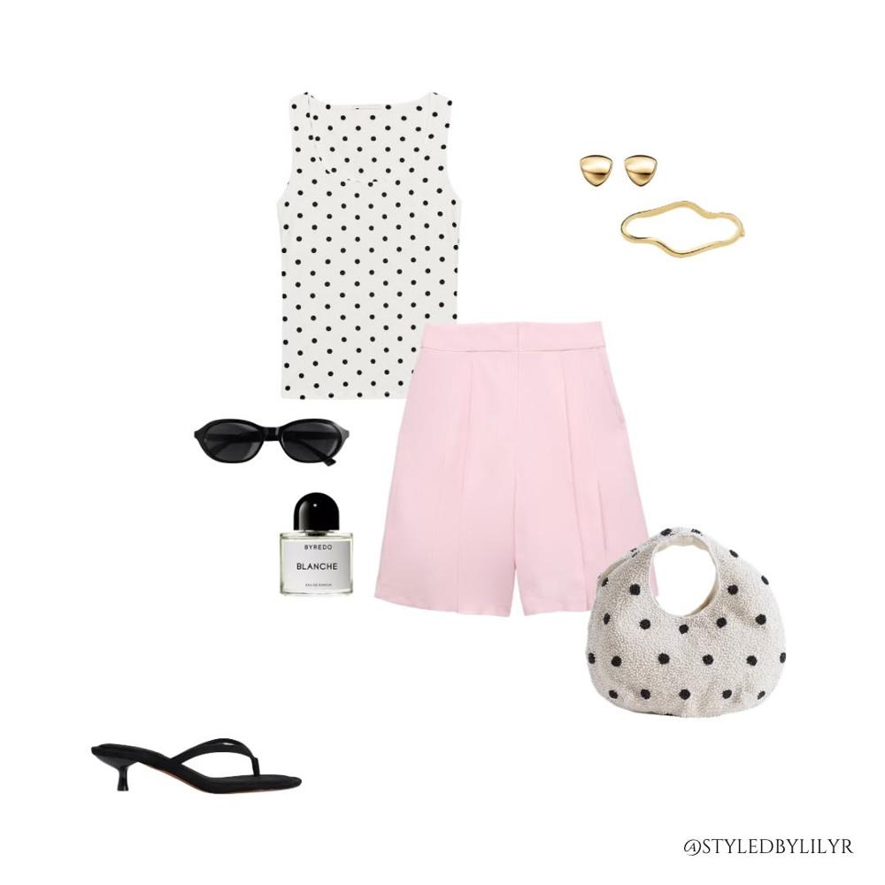 19 Pink Bermuda Shorts Outfits Image