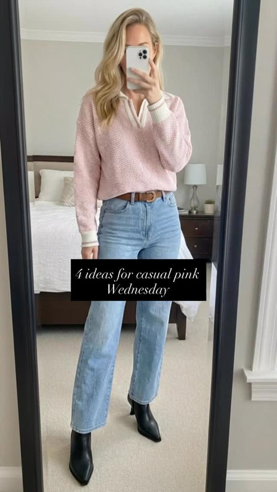 22 Chunky Pink Cardigan Outfits Image
