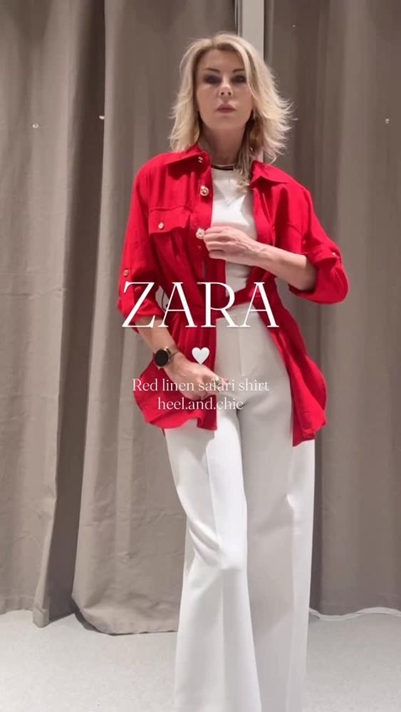 21 Red Linen Pants Outfits Image