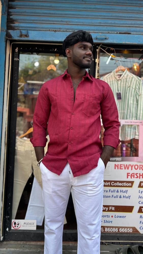 21 Red Linen Pants Outfits Image