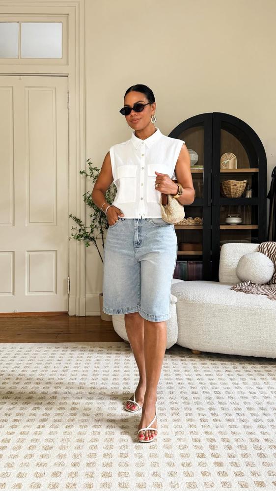 25 Bermuda Shorts Outfits For 50s Image