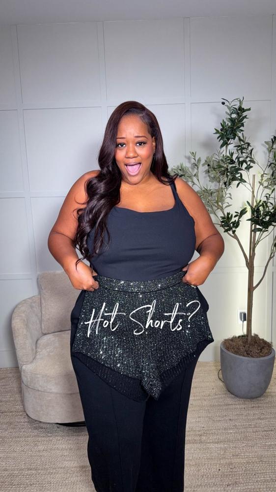 22 Orange Shorts Outfits Curvy Image