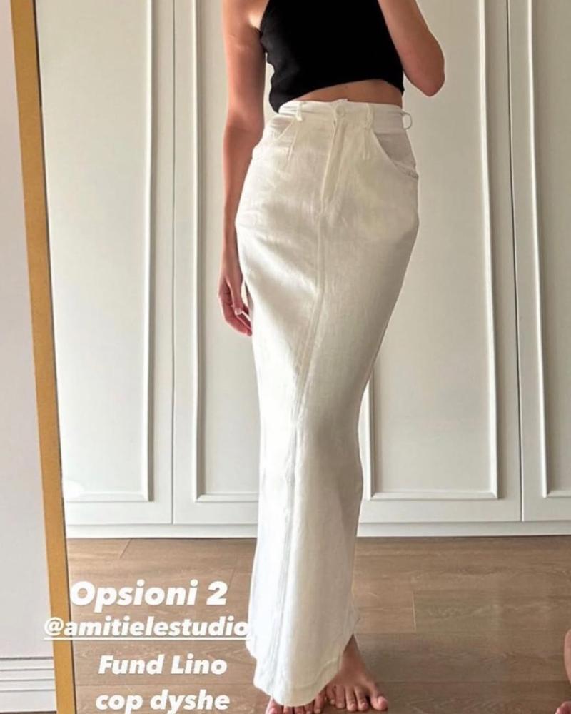25 Linen Skirt Outfits Image