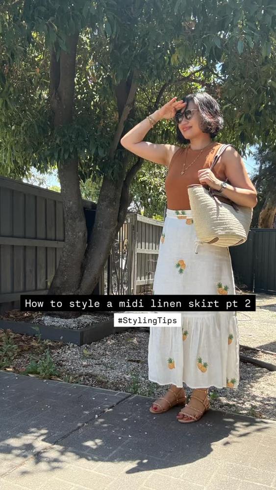 25 Linen Skirt Outfits Image