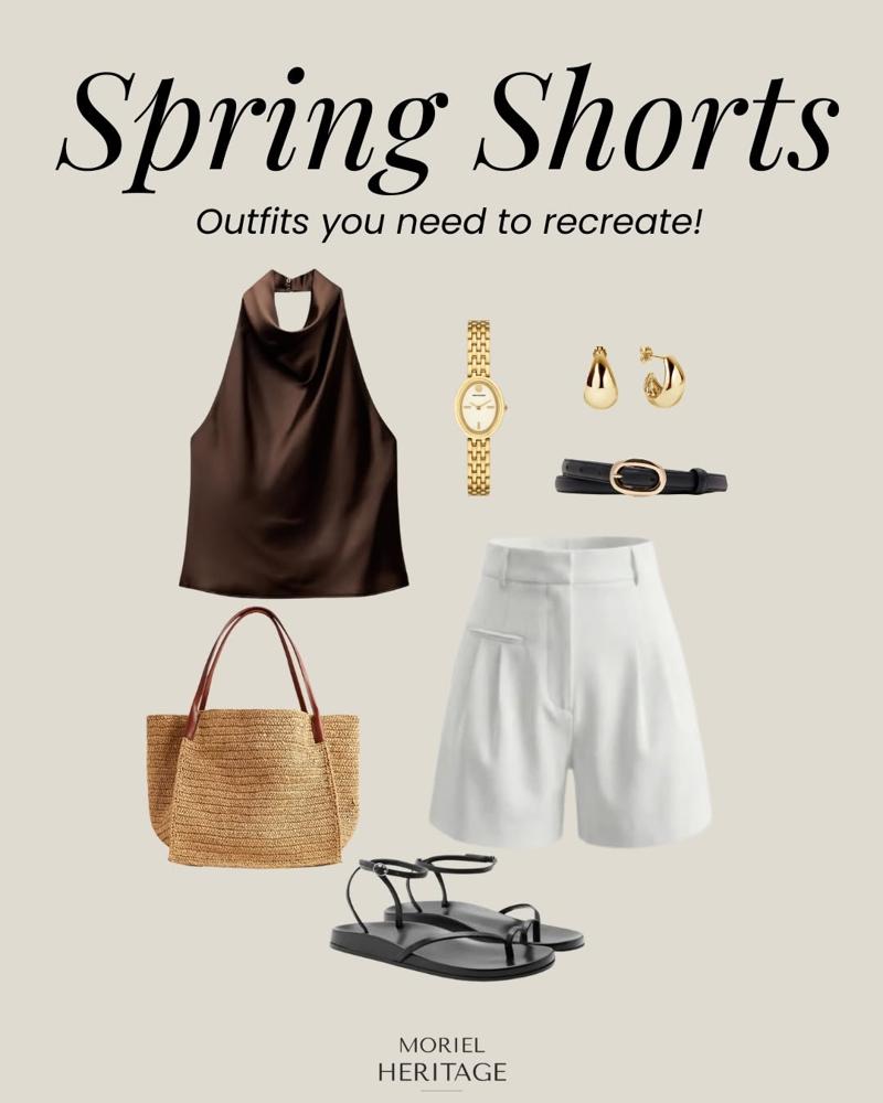 24 Pink Linen Shorts Outfits Image
