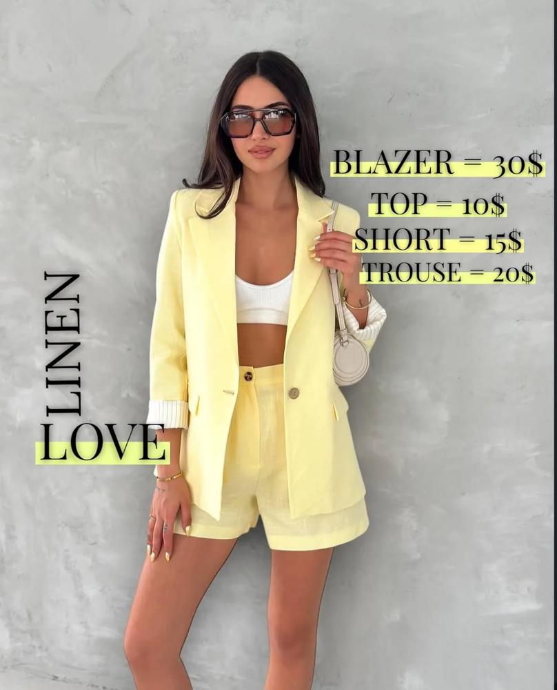 24 Pink Linen Shorts Outfits Image