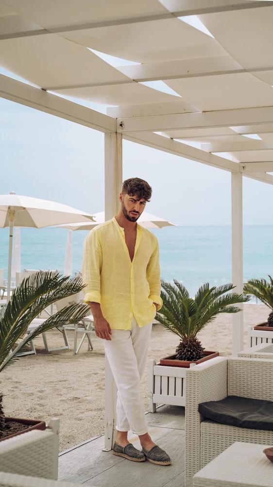 23 White Linen Pants Outfits Image