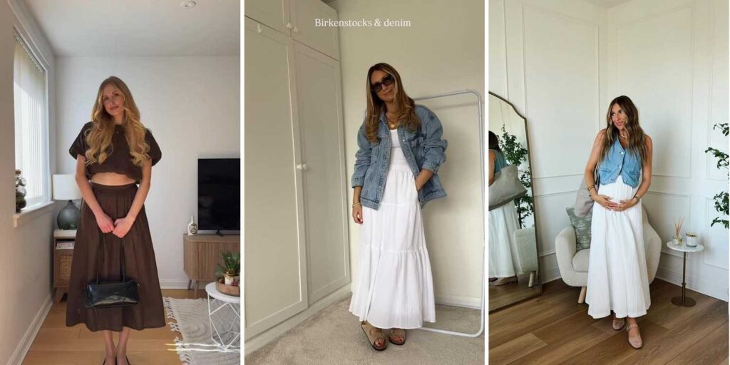 22 Linen Skirt Outfits For Curvy