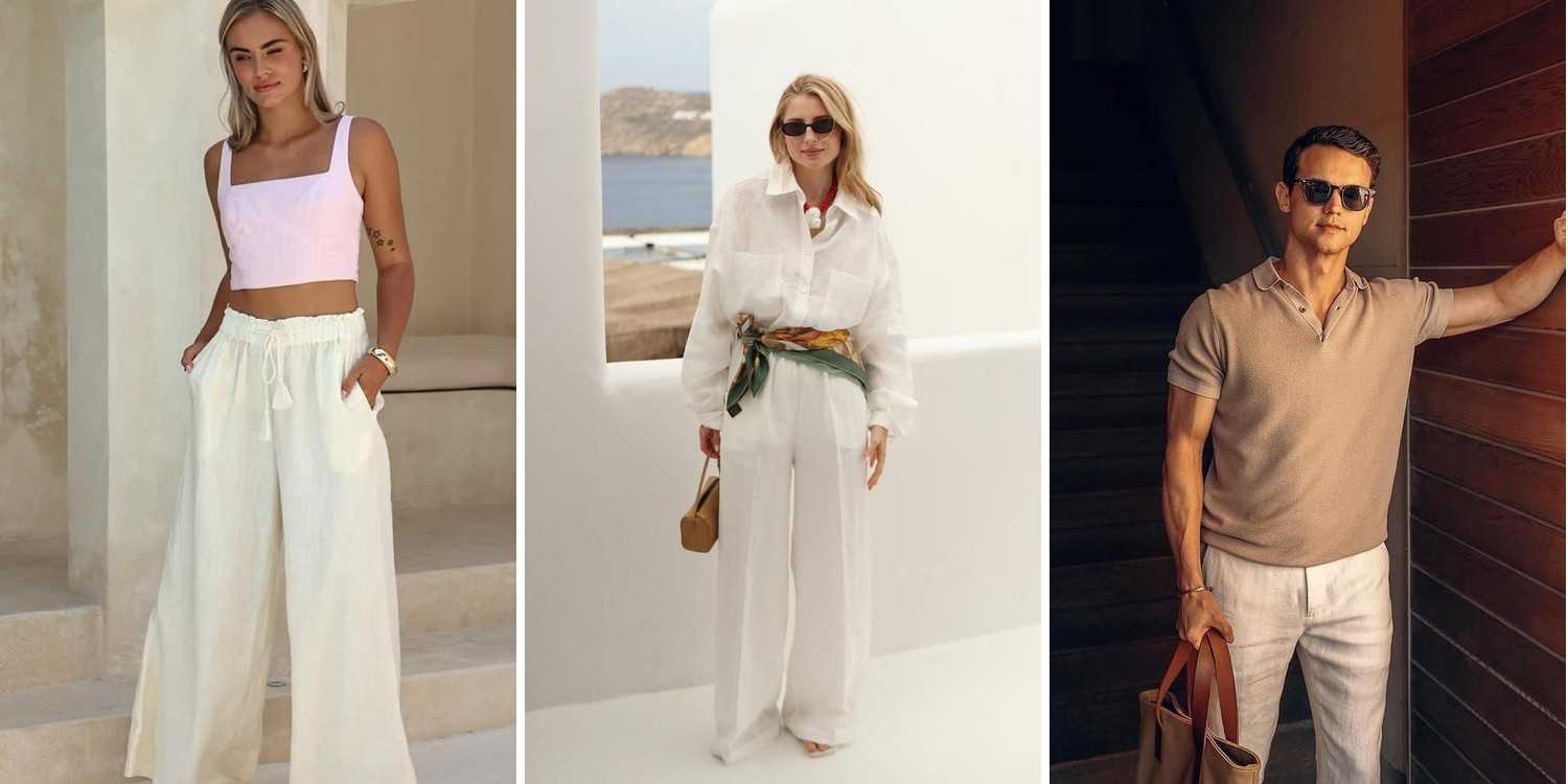 25 White Flowy Pants Outfits