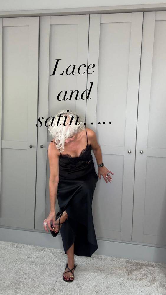 18 Zara Lace Skirt Satin Outfits Ideas Image