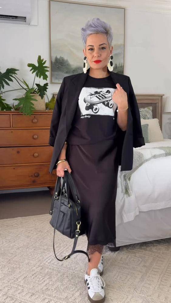 18 Zara Lace Skirt Satin Outfits Ideas Image