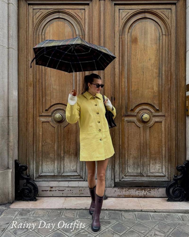 26 Rainy Outfit Ideas Image