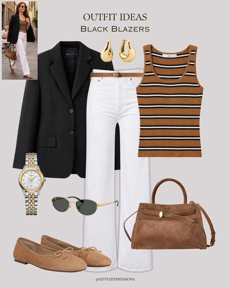 25 Satin Lace Cami Blazer Outfits Ideas Image