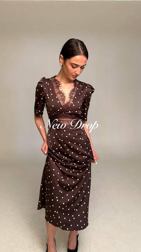 23 Satin Lace Polka Dots Outfits Image