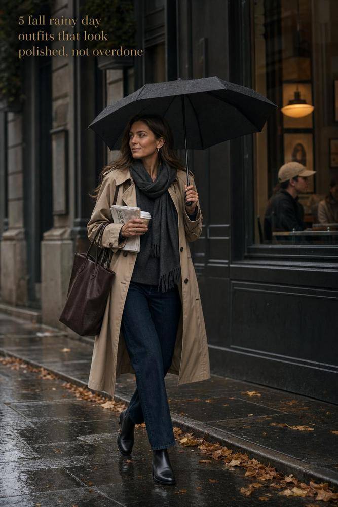 26 Rainy Outfit Ideas Image