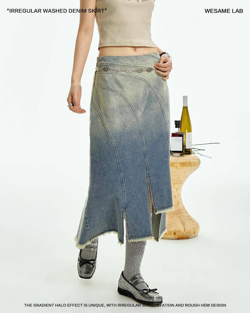 24 Gradient Skirt Outfit Ideas Image