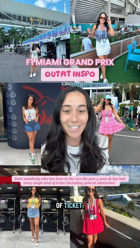 22 Miami GP F1 Race Outfit Ideas Image