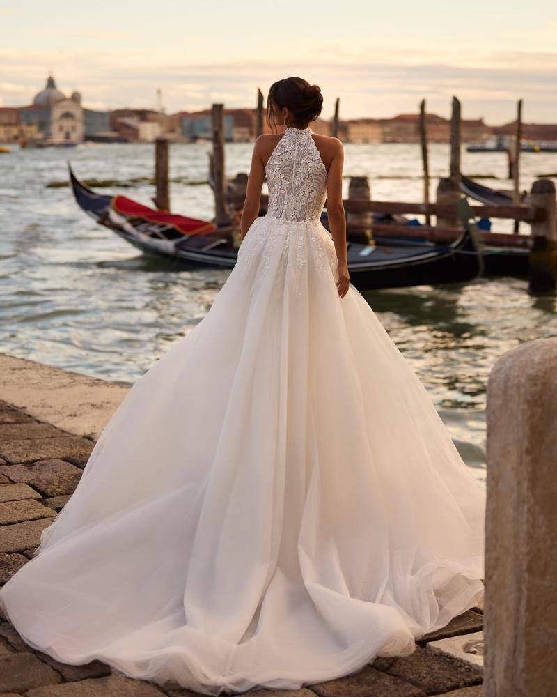 27 Satin Lace Pearl Wedding Dress Outfits Image