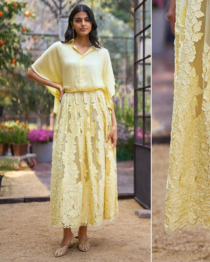 24 Gradient Skirt Outfit Ideas Image