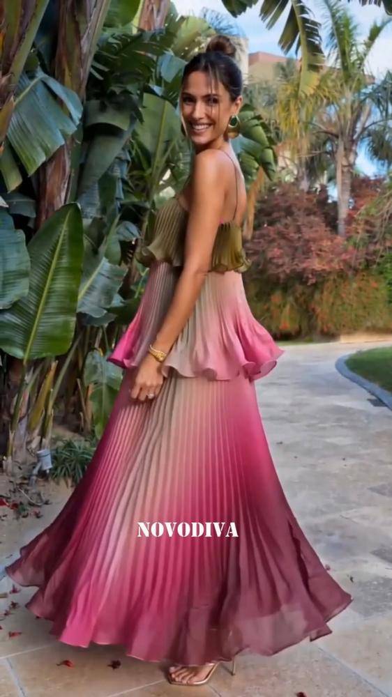 24 Gradient Skirt Outfit Ideas Image
