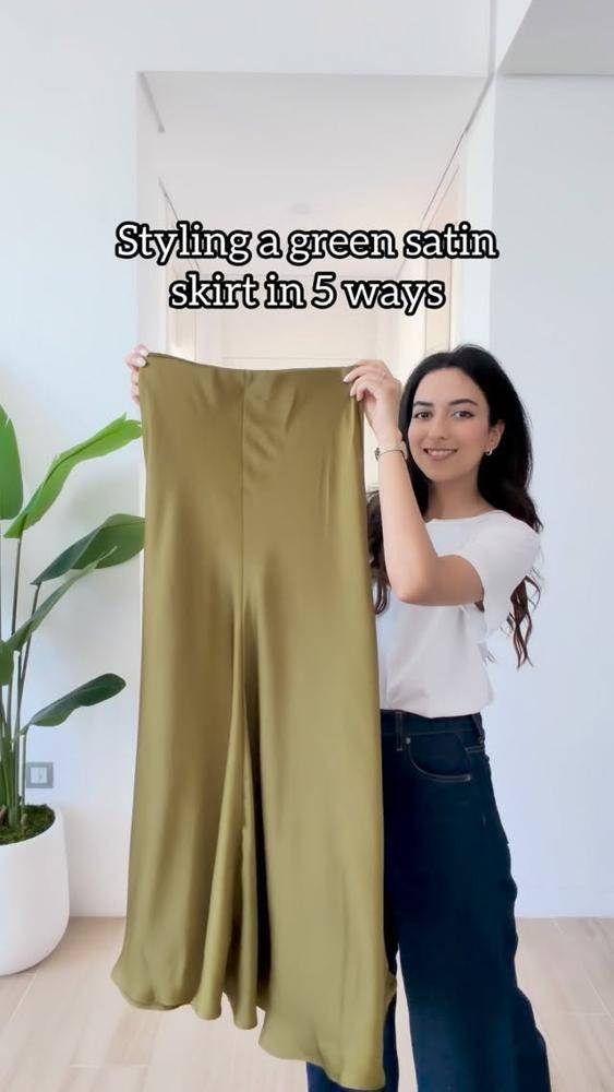 24 Gradient Skirt Outfit Ideas Image