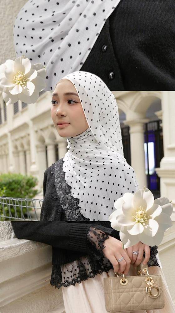 23 Satin Lace Polka Dots Outfits Image