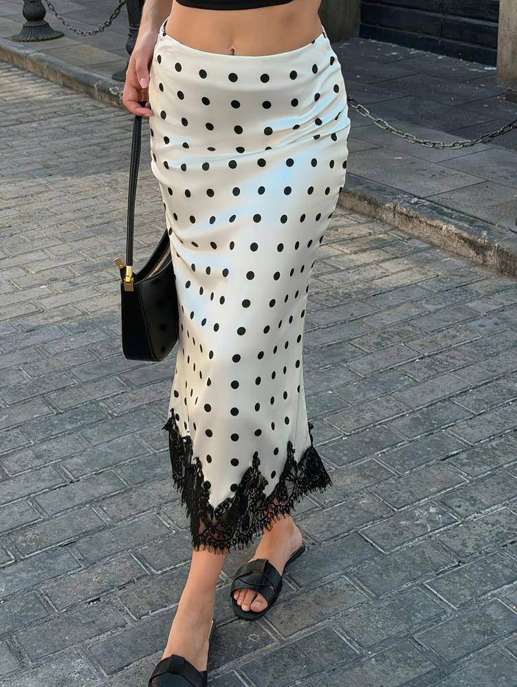 23 Satin Lace Polka Dots Outfits Image