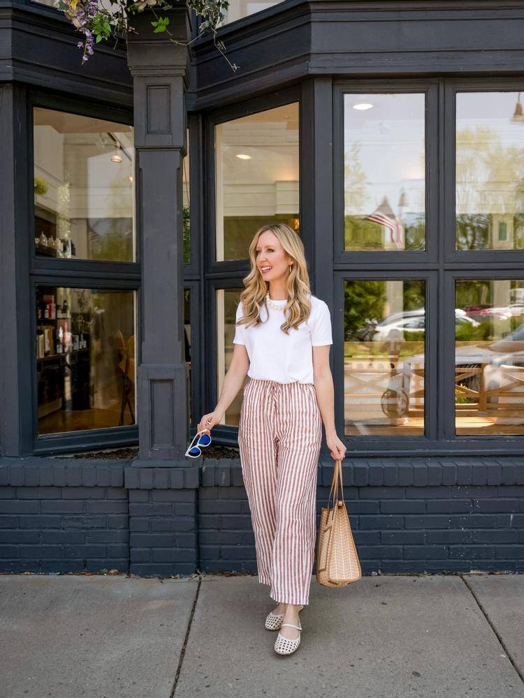 19 Navy Linen Pants Outfit Ideas Image