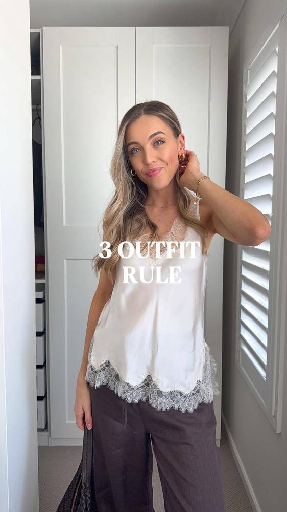 19 Satin Lace Asymmetric Top Outfits Image
