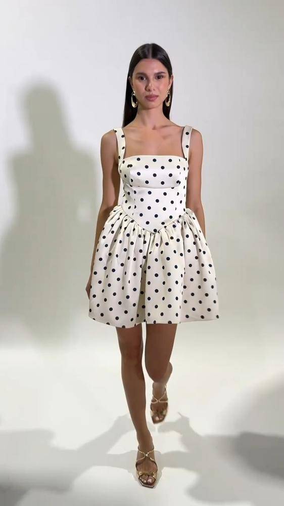 23 Satin Lace Polka Dots Outfits Image