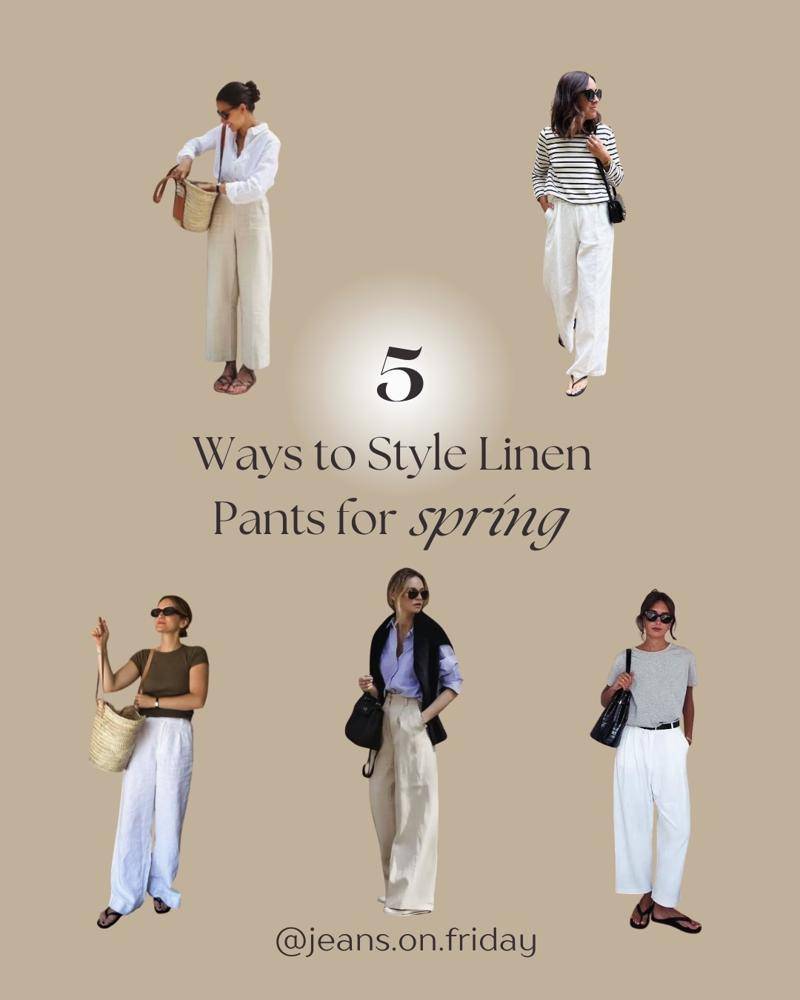 19 Navy Linen Pants Outfit Ideas Image