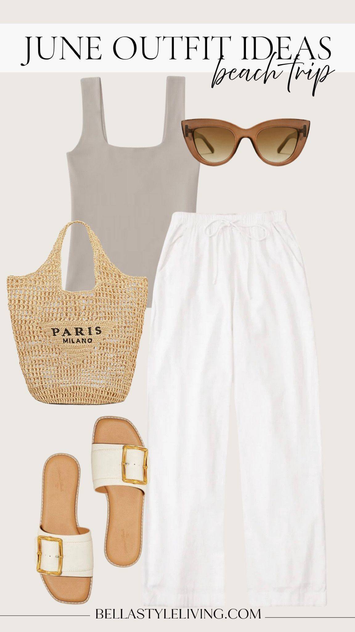 16 Woven Bag Outfit Ideas Image