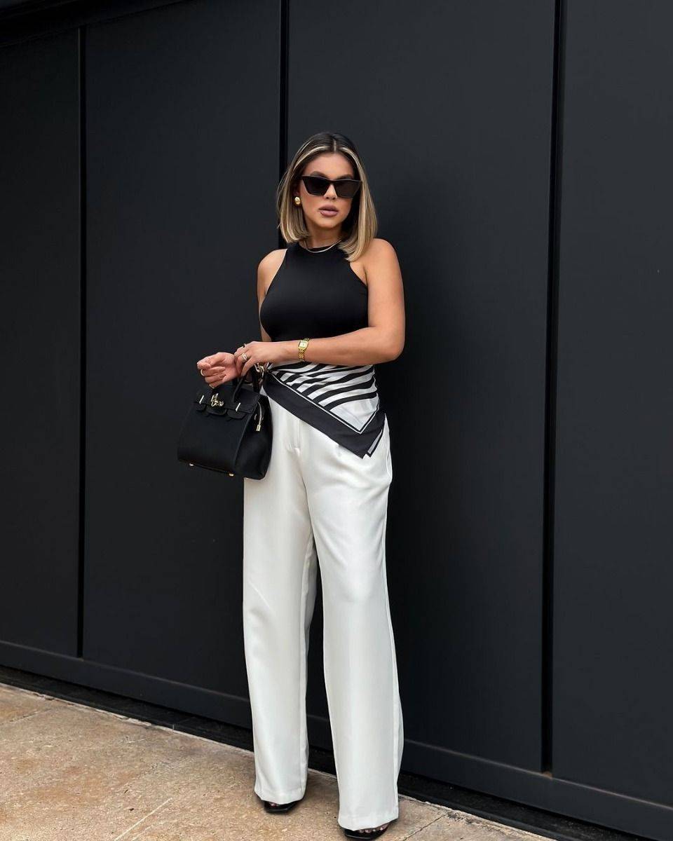 21 Silk Scarf Outfit Ideas Image