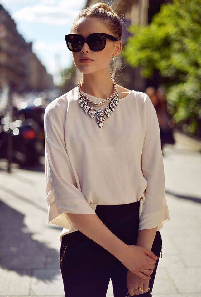 11 Statement Necklace Outfit Ideas Image