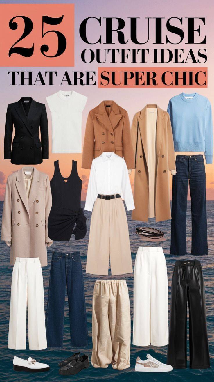 22 Cruise Port Day Outfits Image