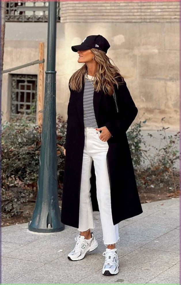 17 White Sneaker Outfit Ideas Image