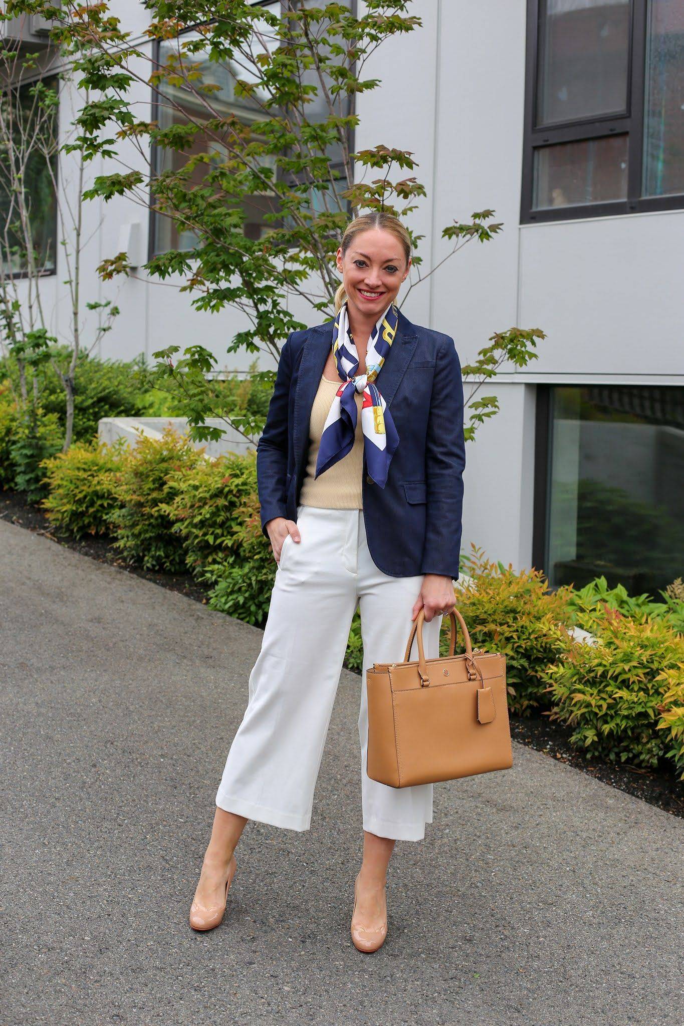 21 Silk Scarf Outfit Ideas Image