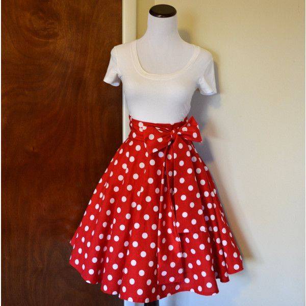 21 Red Polka Dot Skirt Outfits Image