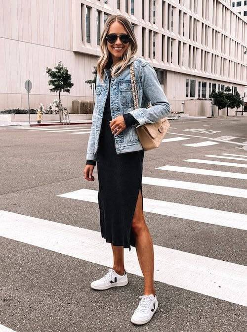 17 White Sneaker Outfit Ideas Image
