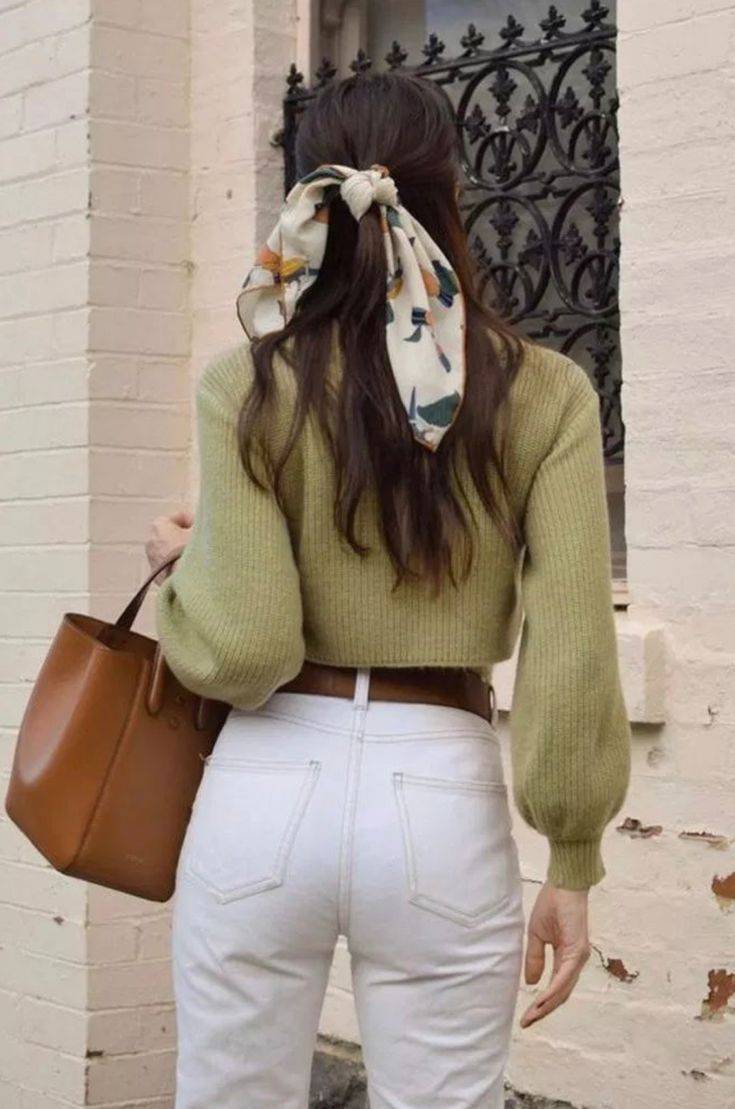 21 Silk Scarf Outfit Ideas Image