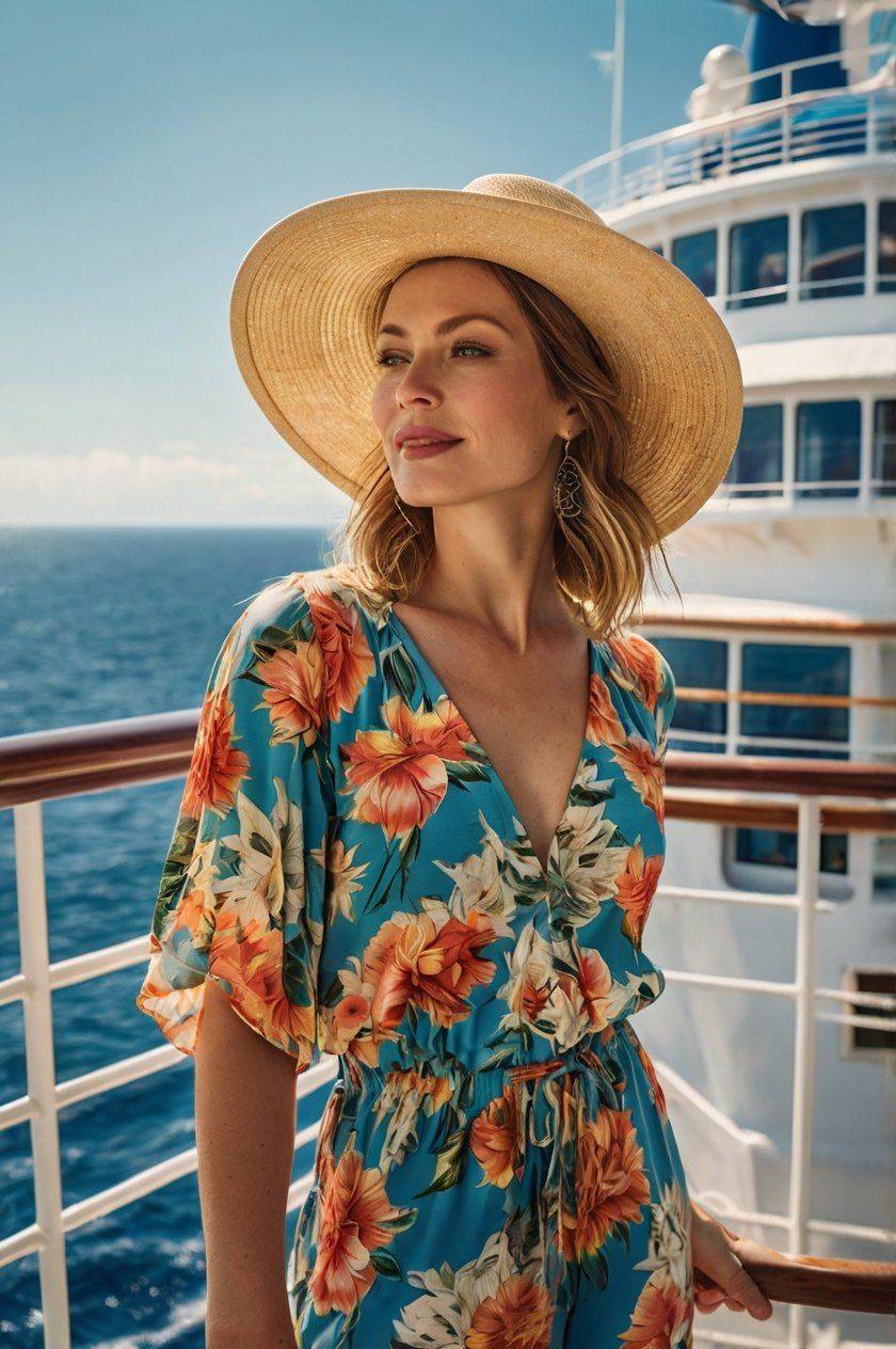 22 Cruise Port Day Outfits Image