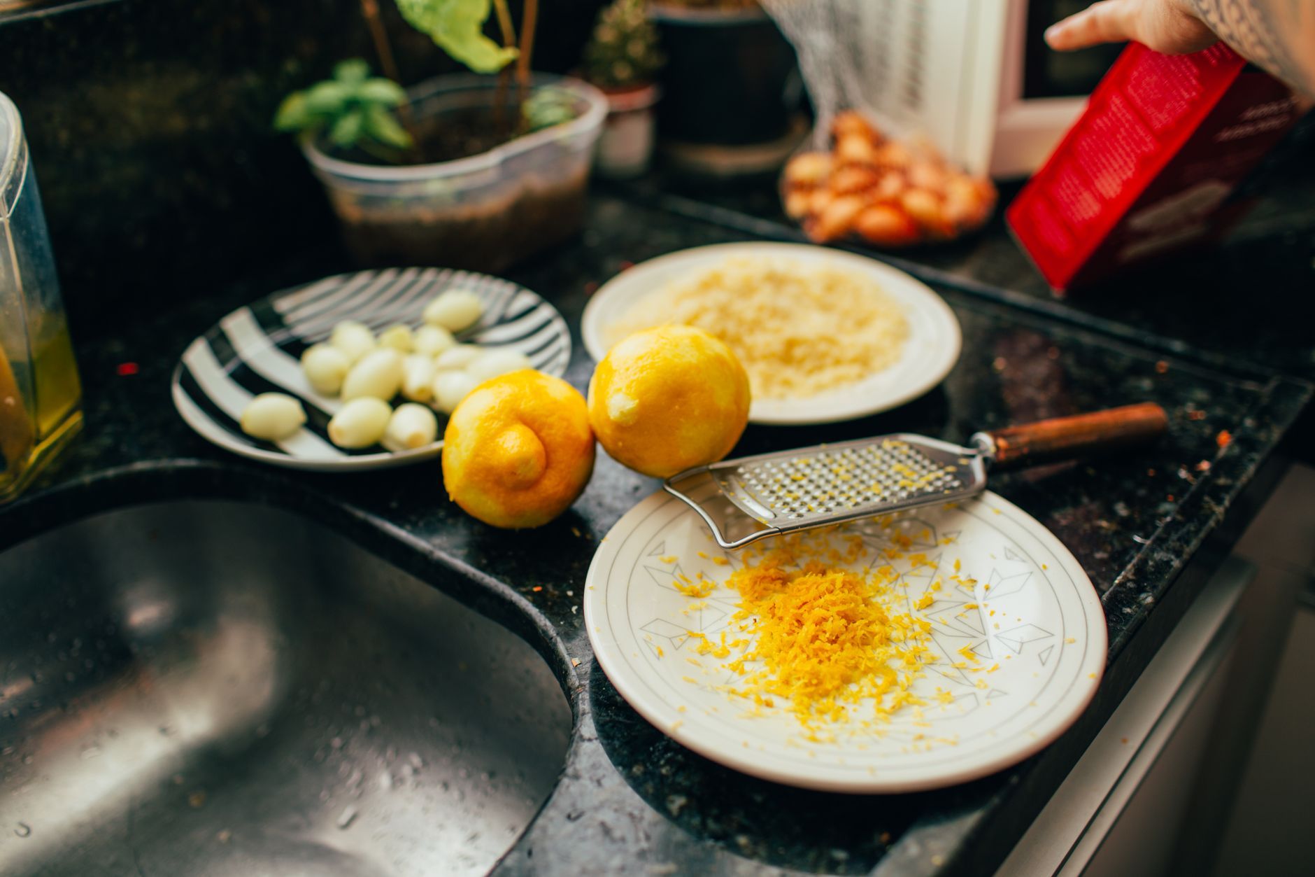 natural ingredients for homemade kitchen cleaning